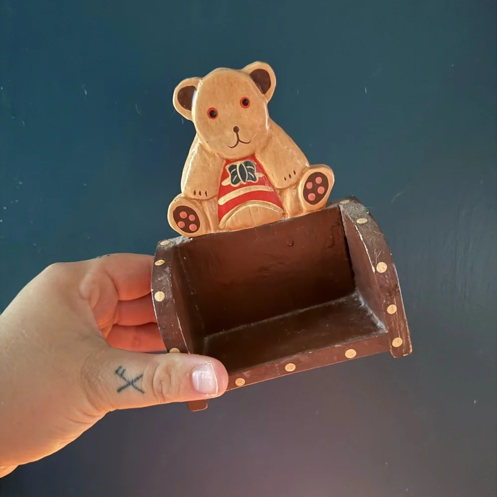 Wooden Teddy Bear Calendar
